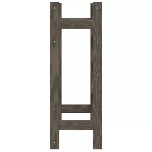  szürke tömör fenyőfa bortartó 20 palackhoz