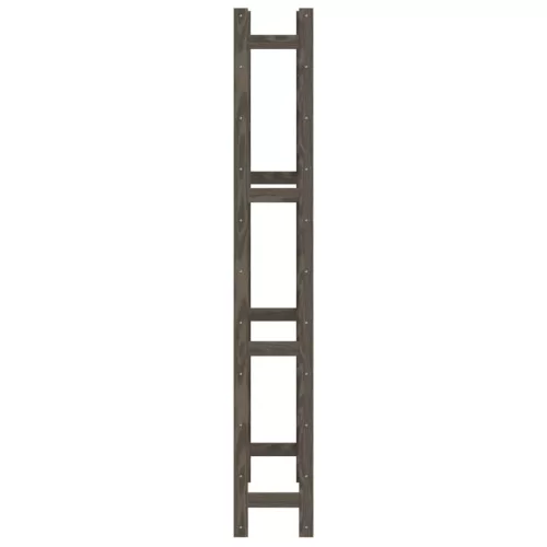  szürke tömör fenyőfa bortartó 77 palackhoz