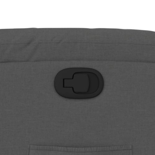  sötétszürke szövet dönthető fotel