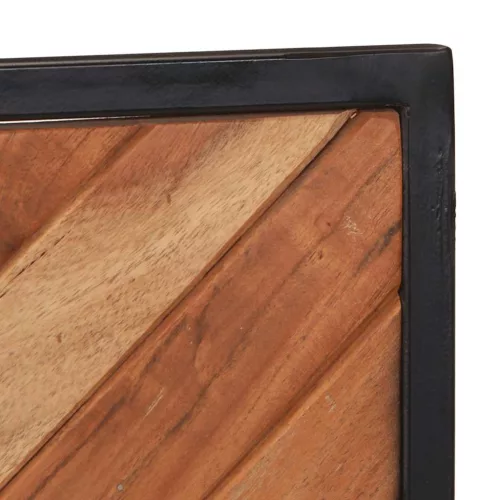  2 db tömör akácfa fogas 35 x 1 x 90 cm