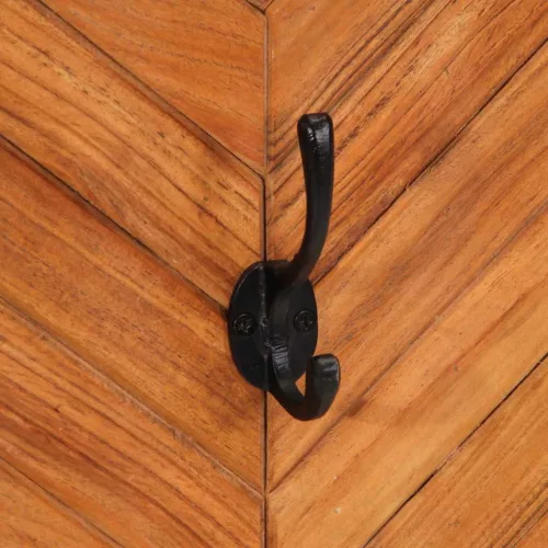  2 db tömör akácfa fogas 35 x 1 x 90 cm