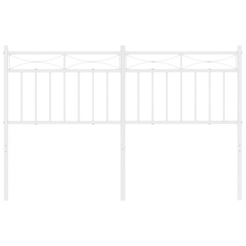  fehér fém csere fejtámla 135 cm