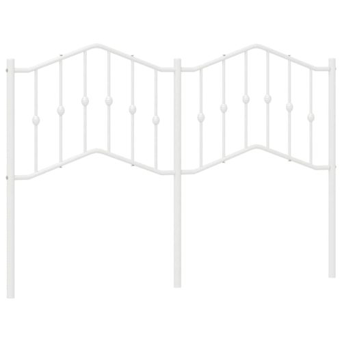  fehér fém csere fejtámla 135 cm