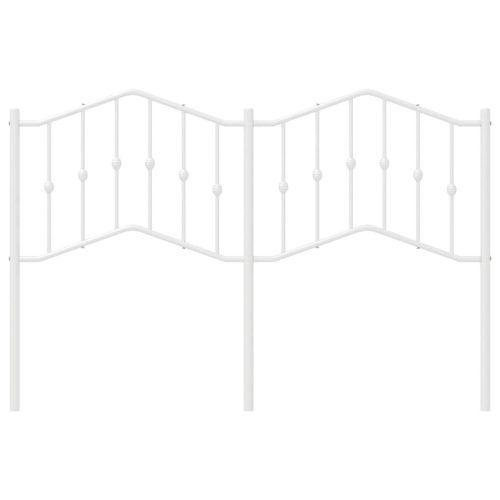  fehér fém csere fejtámla 135 cm