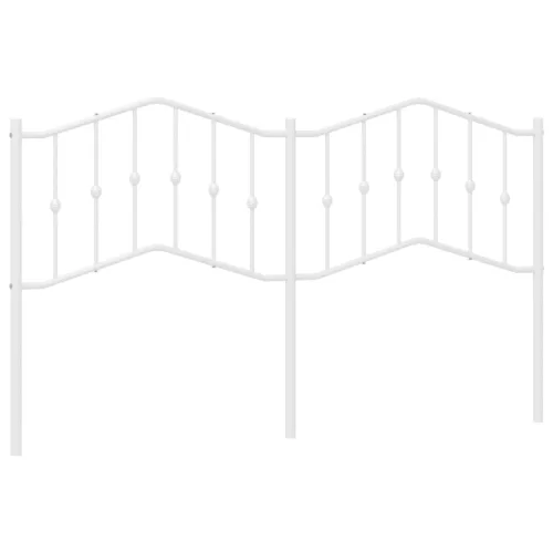  fehér fém fejtámla 160 cm