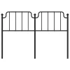  fekete fém csere fejtámla 135 cm