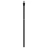  fekete fém csere fejtámla 135 cm