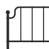  fekete fém csere fejtámla 135 cm