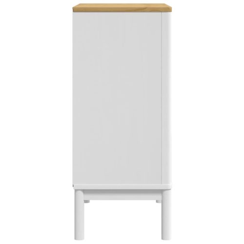  FLORO fehér tömör fenyőfa komód