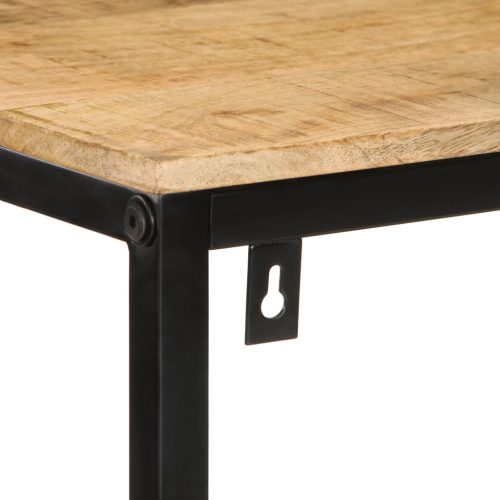  Könyvszekrény 70 x 35 x 110 cm Tömör mangófa