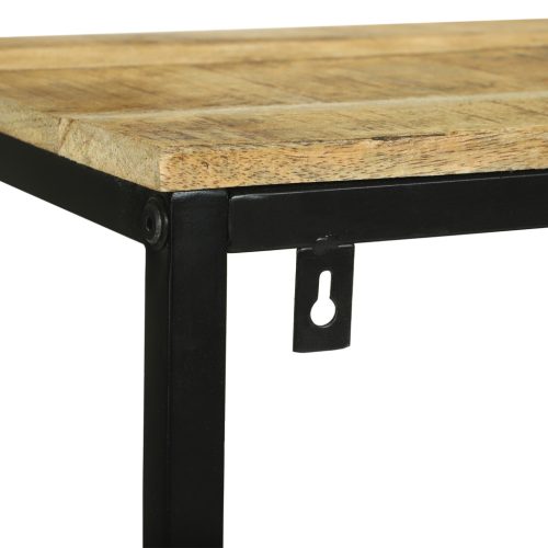  Könyvespolc 70x35x110 cm Solid Wood Rough Mango