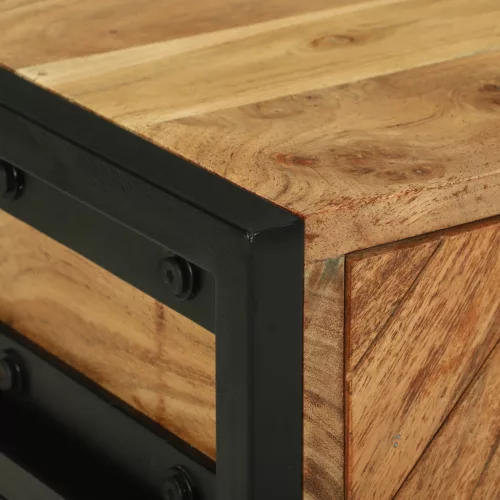  Éjjeli asztal 40x35x50 cm Tömör akácfából