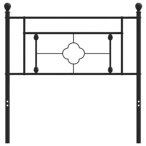  fekete fém csere fejtámla 100 cm