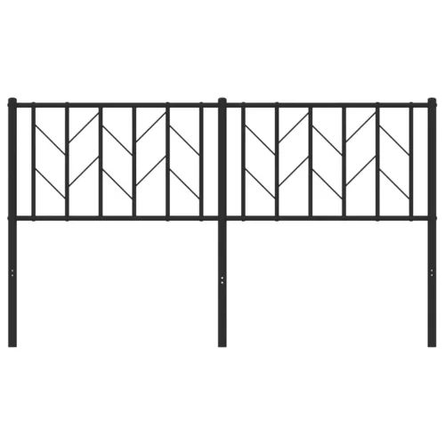  fekete fém csere fejtámla 150 cm