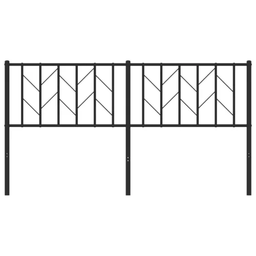  fekete fém csere fejtámla 160 cm