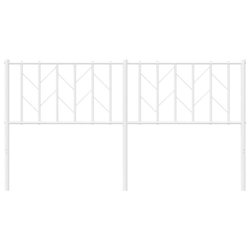  fehér fém fejtámla 160 cm