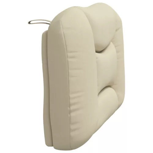  krémszínű szövet fejtámla párna 80 cm