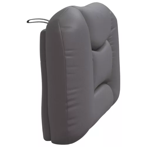  szürke műbőr fejtámla párna 90 cm