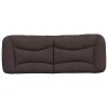  sötétbarna szövet fejtámla párna 140 cm