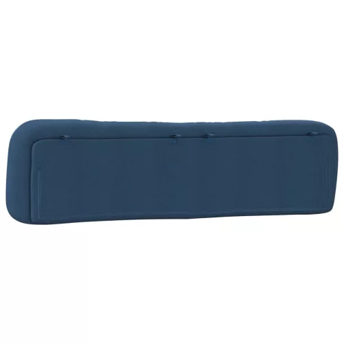  kék szövet fejtámla párna 200 cm