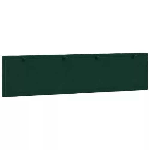  sötétzöld bársony fejtámla párna Hanko 200 cm