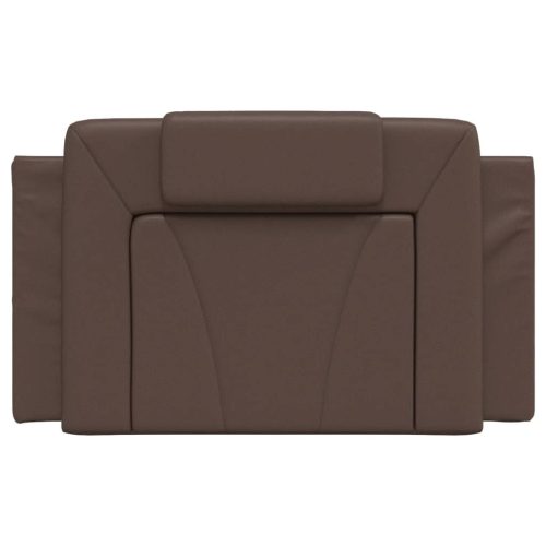  barna műbőr fejtámla párna 80 cm