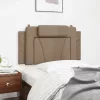  cappuccino színű műbőr fejtámla párna 100 cm