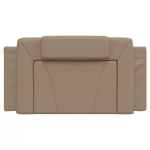  cappuccino színű műbőr fejtámla párna 100 cm