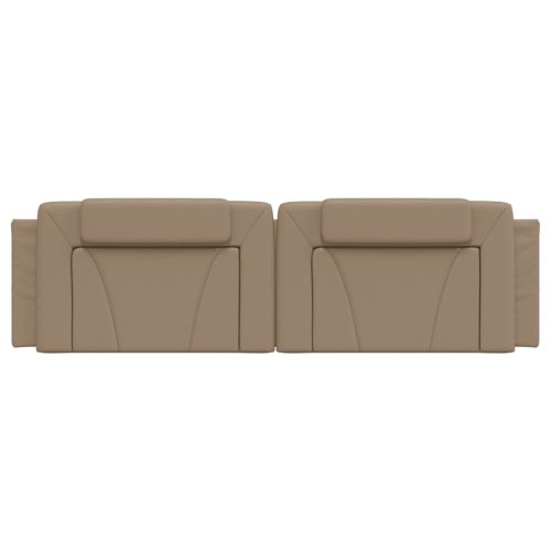  cappuccino színű műbőr fejtámla párna 180 cm