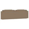  cappuccino színű műbőr fejtámla párna 180 cm