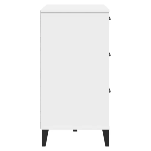  VIKEN fehér szerelt fa fiókos szekrény