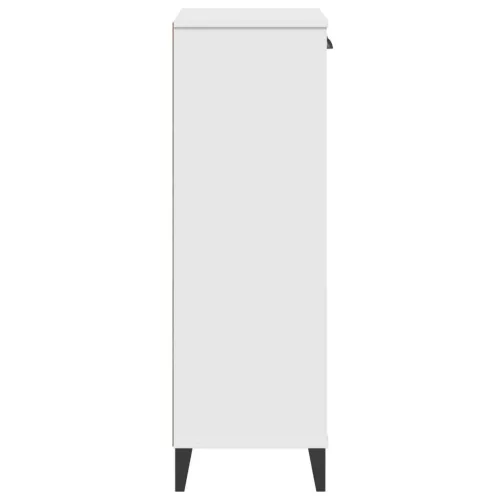  VIKEN fehér szerelt fa cipőszekrény