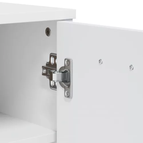  VIKEN fehér szerelt fa cipőszekrény