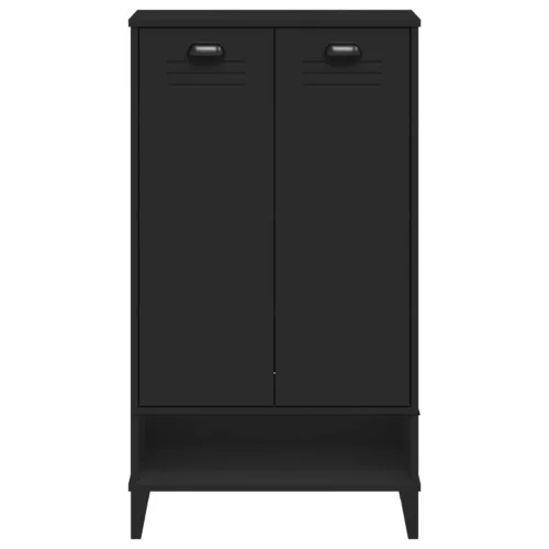  VIKEN fekete szerelt fa cipőszekrény