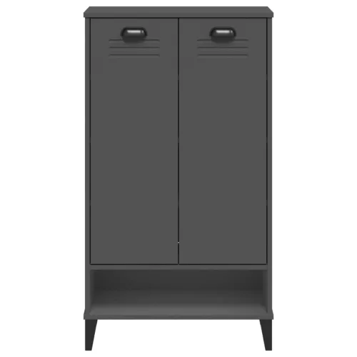  VIKEN antracitszürke szerelt fa cipőszekrény