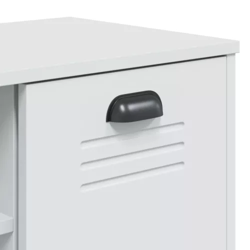  VIKEN fehér tömör fenyőfa cipőtároló pad 106 x 35 x 45 cm