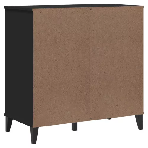  VIKEN fekete szerelt fa tálalószekrény 80 x 40 x 80 cm