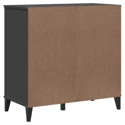  VIKEN antracitszürke szerelt fa tálalószekrény 80 x 40 x 80 cm