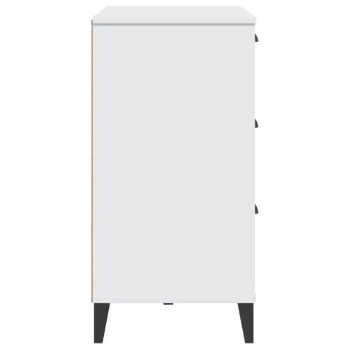  VIKEN fehér szerelt fa tálalószekrény 80 x 40 x 80 cm