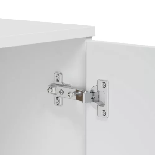  VIKEN fehér szerelt fa tálalószekrény 80 x 40 x 80 cm