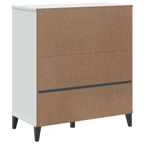  VIKEN fehér szerelt fa könyvszekrény 80 x 40 x 90 cm