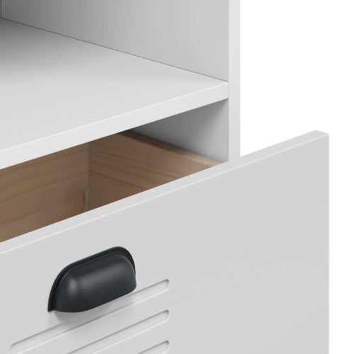  VIKEN fehér szerelt fa könyvszekrény 60 x 35 x 123 cm