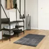  HUARTE antracit rövid szálú puha és mosható szőnyeg 60 x 110 cm