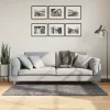  HUARTE antracit rövid szálú puha és mosható szőnyeg 80 x 150 cm
