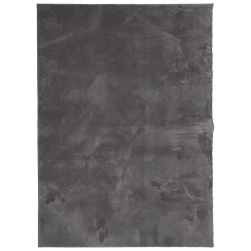  HUARTE antracit rövid szálú puha és mosható szőnyeg 120x170 cm