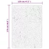  HUARTE antracit rövid szálú puha és mosható szőnyeg 120x170 cm