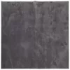  HUARTE antracit rövid szálú puha és mosható szőnyeg 160x160 cm
