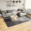  HUARTE antracit rövid szálú puha és mosható szőnyeg 200x280 cm