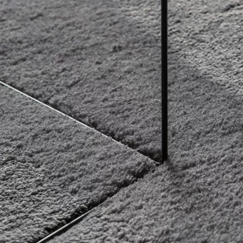  HUARTE antracit rövid szálú puha és mosható szőnyeg 200x280 cm