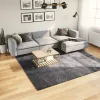 HUARTE antracit rövid szálú puha és mosható szőnyeg 240x240 cm